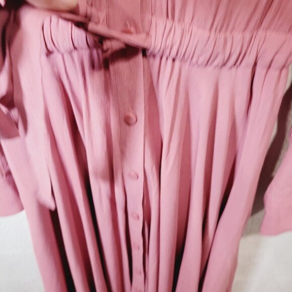 Equipment Jacquot Mesa Rose Mido button down utility dress - Picture 5 of 13